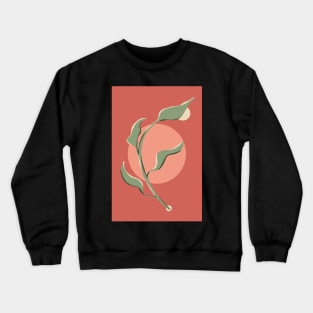 Plant with circles Crewneck Sweatshirt